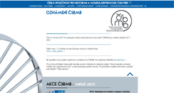 Desktop Screenshot of csbmb.cz